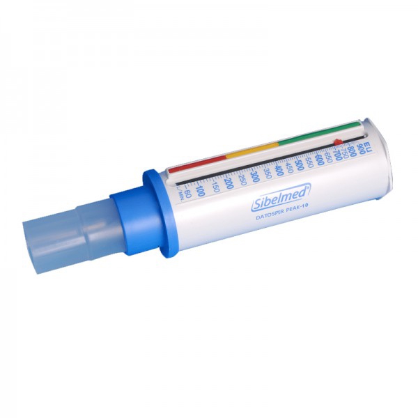 Medidor de fluxo espiratorio Datospir Peak 10: Uso adulto e pediátrico